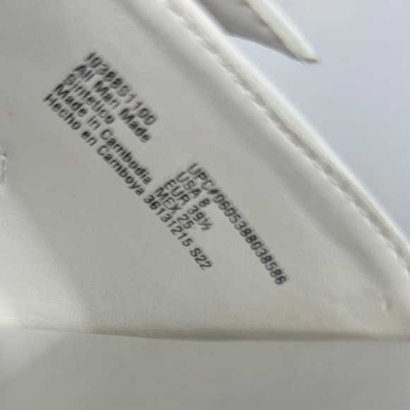 Sam & Libby Platform Sandals Indie White  Double Bow Slip On Size 8 NWT - Picture 8 of 9